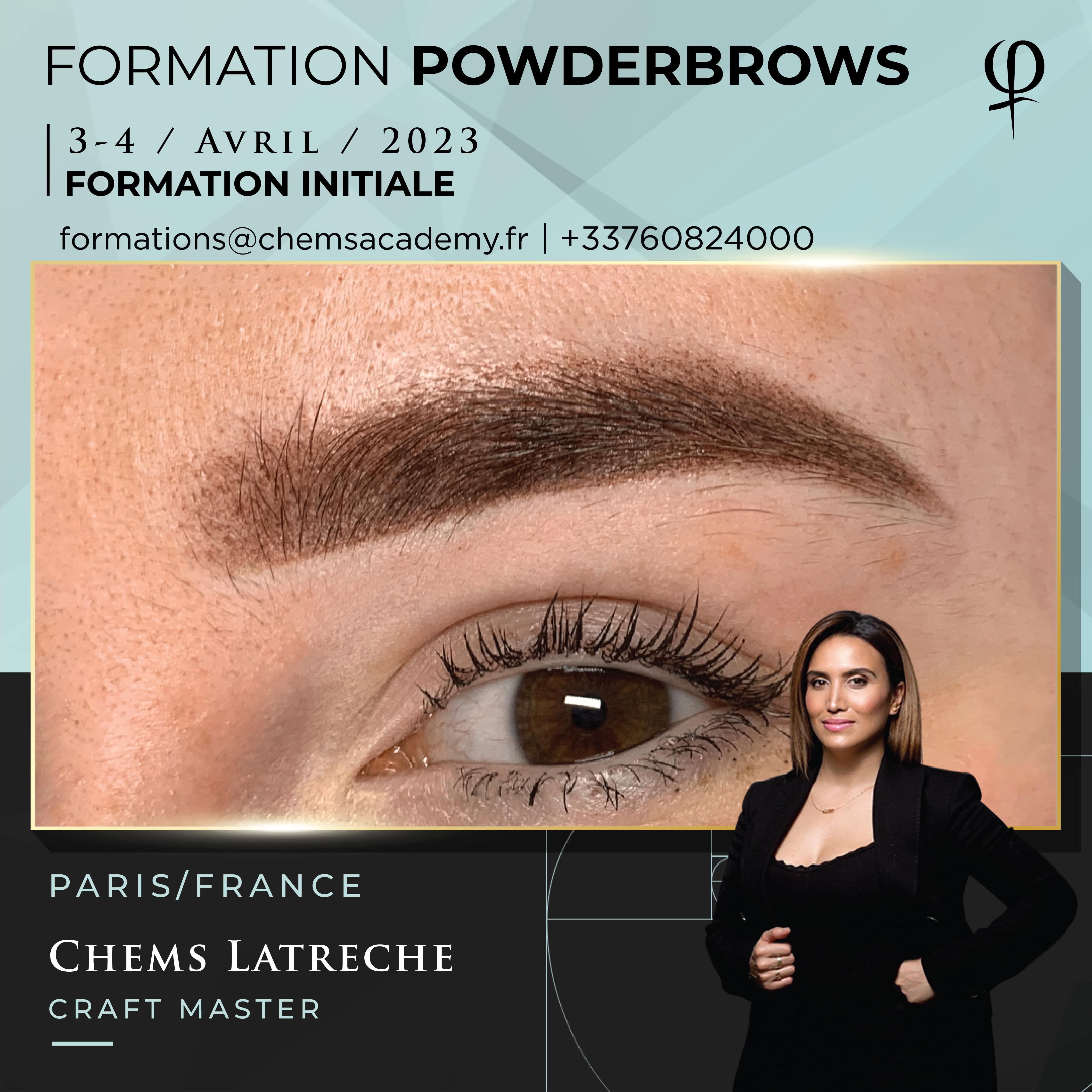 formation powderbrows 3 4 avril paris